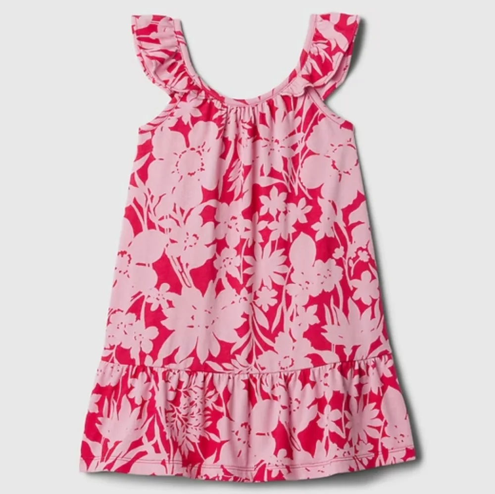 Baby GAP Floral Flutter Dress- 5